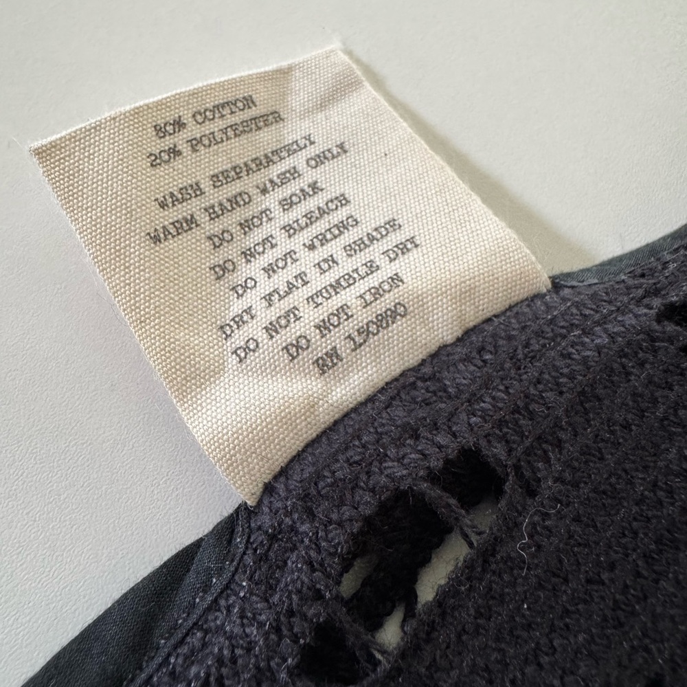 Spell Fleetwood Black Crochet Flare-Leg Jumpsuit - Picture 9 of 14